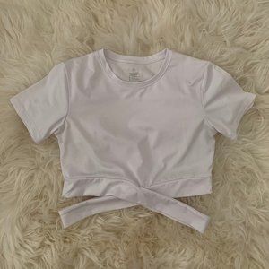 NVGTN White Crossbody Tee